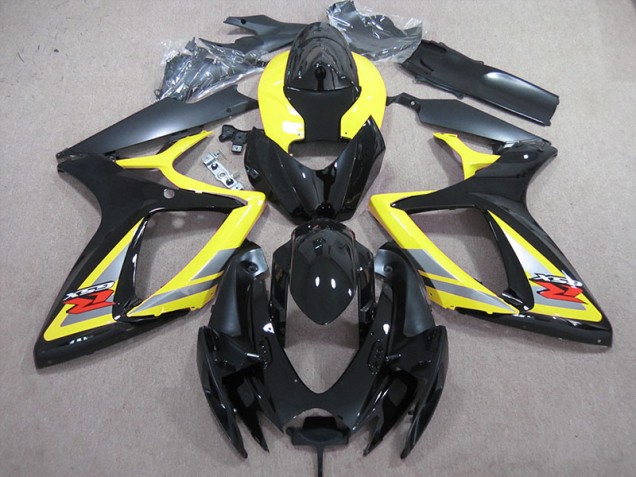 Carénage Moto Suzuki GSXR 600 K6 06-07 - Noir Jaune