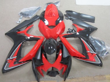 Carénage Moto Suzuki GSXR 600 K6 06-07 - Noir Rouge