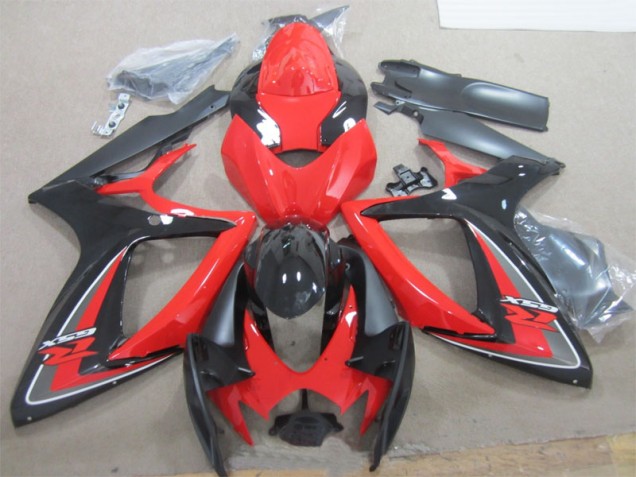 Carénage Moto Suzuki GSXR 600 K6 06-07 - Noir Rouge Carénage Moto Suzuki GSXR 600 K6 06-07 - Noir Rouge
