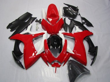 Carénage Moto Suzuki GSXR 600 K6 06-07 - Rouge Noir