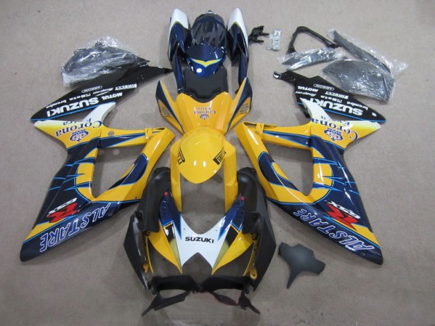 Carénage Moto Suzuki GSXR 600 K8 08-10 - Bleu Jaune Corona Extra Carénage Moto Suzuki GSXR 600 K8 08-10 - Bleu Jaune Corona Extra