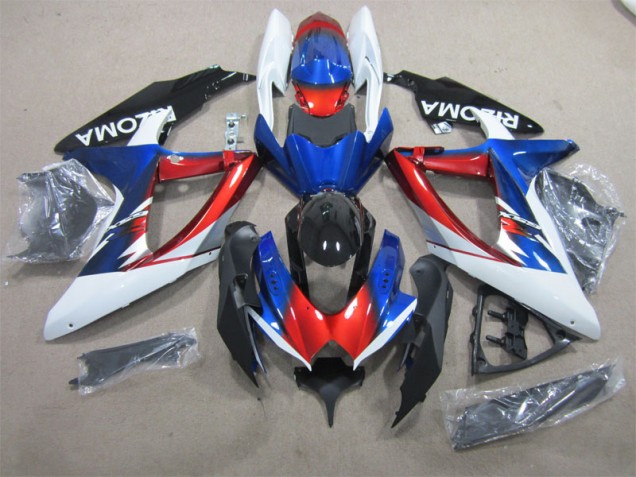 Carénage Moto Suzuki GSXR 600 K8 08-10 - Bleu Rouge Blanc Carénage Moto Suzuki GSXR 600 K8 08-10 - Bleu Rouge Blanc