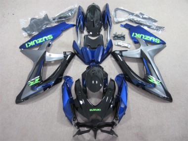 Carénage Moto Suzuki GSXR 600 K8 08-10 - Bleu Vert Décalque