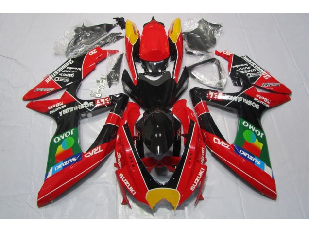 Carénage Moto Suzuki GSXR 600 K8 08-10 - Rouge Noir Jomo Carénage Moto Suzuki GSXR 600 K8 08-10 - Rouge Noir Jomo