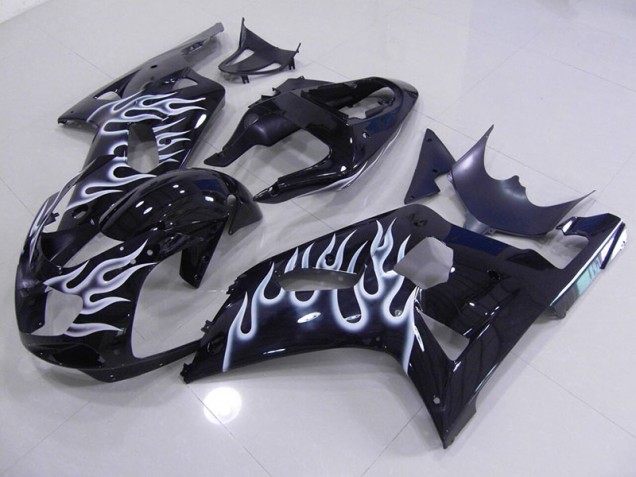 Carénage Moto Suzuki GSXR 750 K1 K2 K3 01-03 - Bleu Blanc Flamme