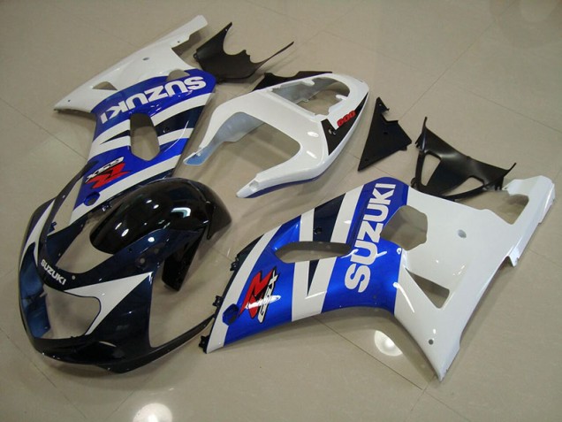 Carénage Moto Suzuki GSXR 750 K1 K2 K3 01-03 - Bleu Blanc