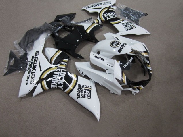 Carénage Moto Suzuki GSXR 750 K11 11-24 - Blanc Lucky Strike Noir Motul Carénage Moto Suzuki GSXR 750 K11 11-24 - Blanc Lucky Strike Noir Motul