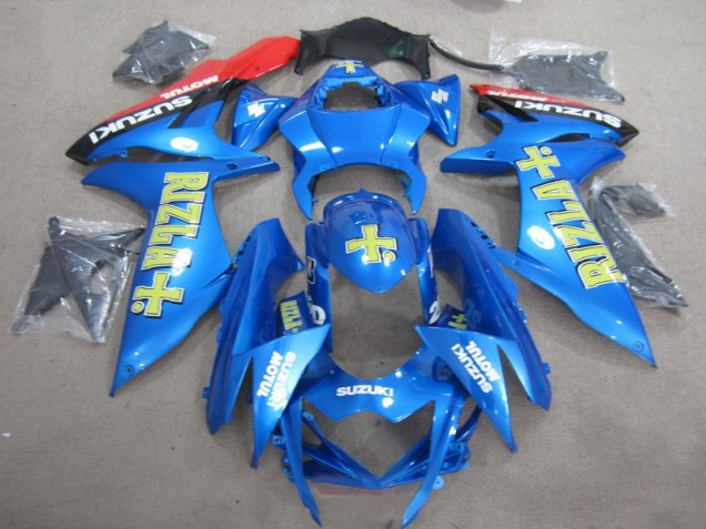 Carénage Moto Suzuki GSXR 750 K11 11-24 - Bleu Jaune Rizla