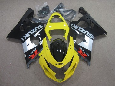 Carénage Moto Suzuki GSXR 750 K4 04-05 - Jaune Noir Argent