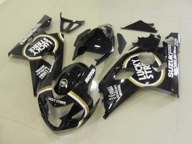Carénage Moto Suzuki GSXR 750 K4 04-05 - Noir Blanc Lucky Strike Motul