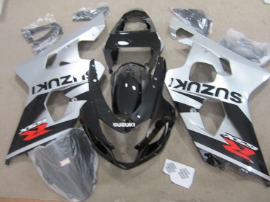 Carénage Moto Suzuki GSXR 750 K4 04-05 - Noir Blanc