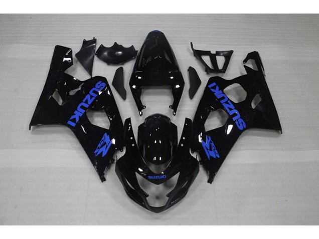 Carénage Moto Suzuki GSXR 750 K4 04-05 - Noir Bleu Décalque