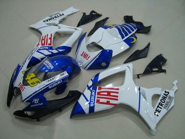 Carénage Moto Suzuki GSXR 750 K6 06-07 - Bleu Blanc Fiat 46