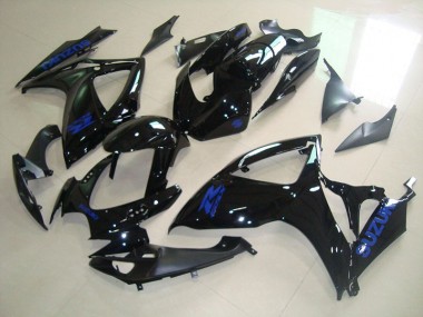 Carénage Moto Suzuki GSXR 750 K6 06-07 - Noir Bleu Décalque