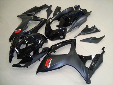 Carénage Moto Suzuki GSXR 750 K6 06-07 - Noir Mat