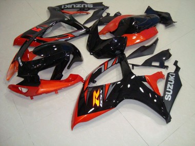 Carénage Moto Suzuki GSXR 750 K6 06-07 - Noir Rouge
