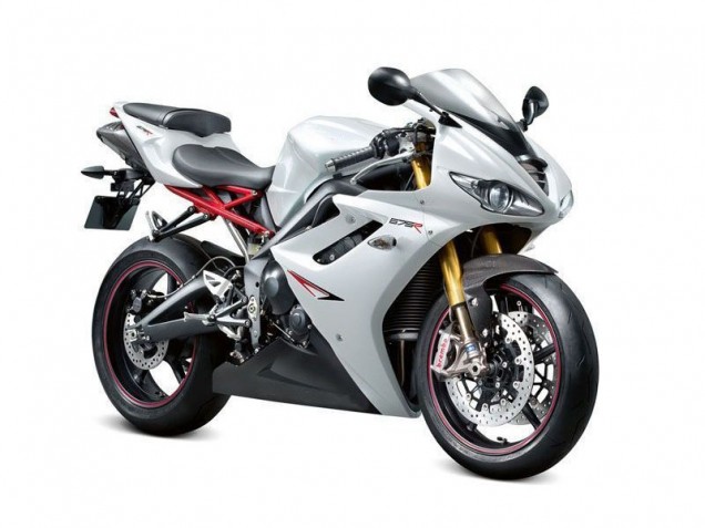 Carénage Moto Triumph Daytona 675 Triple 06-08 - Blanc Noir Carénage Moto Triumph Daytona 675 Triple 06-08 - Blanc Noir