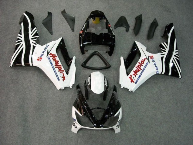 Carénage Moto Triumph Daytona 675 Triple 06-08 - Noir Blanc Carénage Moto Triumph Daytona 675 Triple 06-08 - Noir Blanc