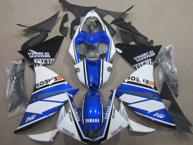 Carénage Moto Yamaha R1 00-01 - Bleu Blanc Bleu Blanc ENEOS