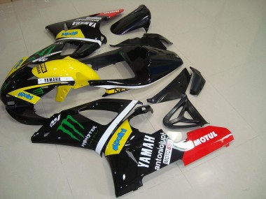 Carénage Moto Yamaha R1 00-01 - Jaune Monster