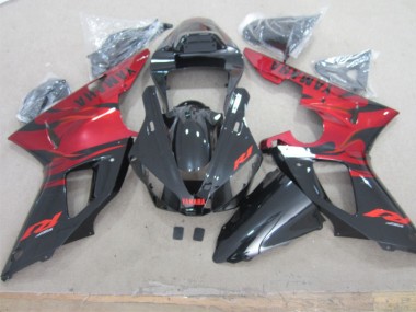 Carénage Moto Yamaha R1 00-01 - Noir Rouge