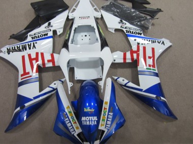 Carénage Moto Yamaha R1 02-03 - Bleu Blanc Motul Fiat