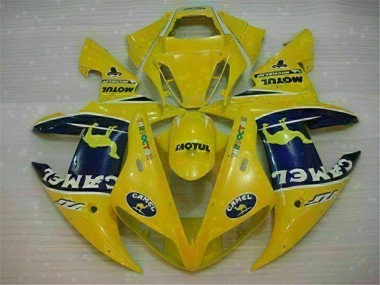 Carénage Moto Yamaha R1 02-03 - Jaune
