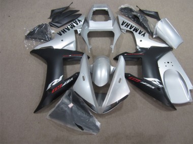 Carénage Moto Yamaha R1 02-03 - Noir Argent