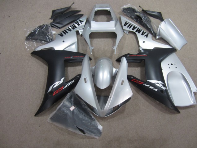 Carénage Moto Yamaha R1 02-03 - Noir Argent Carénage Moto Yamaha R1 02-03 - Noir Argent