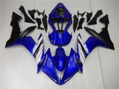 Carénage Moto Yamaha R1 04-06 - Bleu Blanc Noir