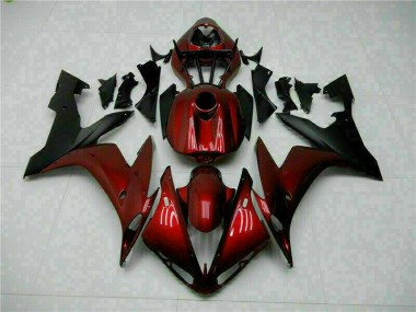 Carénage Moto Yamaha R1 04-06 - Rouge Noir