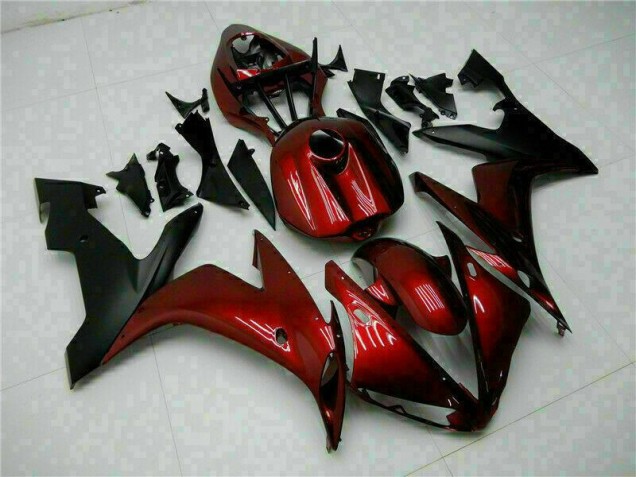 Carénage Moto Yamaha R1 04-06 - Rouge Noir