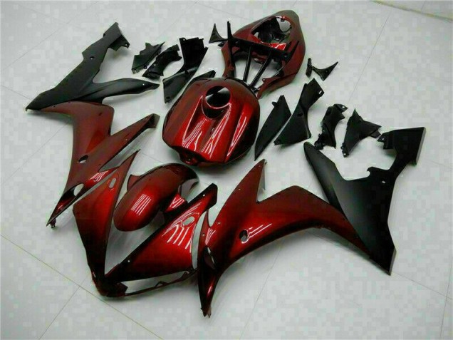 Carénage Moto Yamaha R1 04-06 - Rouge Noir