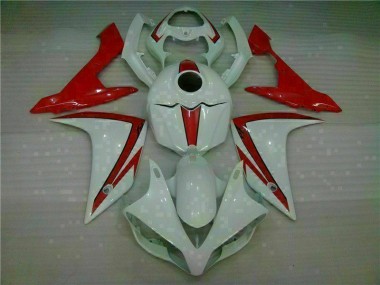 Carénage Moto Yamaha R1 07-08 - Blanc Rouge