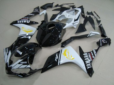 Carénage Moto Yamaha R1 07-08 - Noir Blanc Dolphin