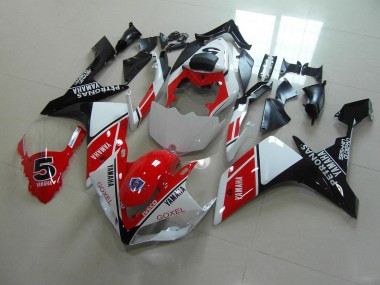 Carénage Moto Yamaha R1 07-08 - Rouge Blanc Décalque