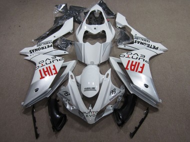 Carénage Moto Yamaha R1 09-11 - Blanc Noir PB Rouge Fiat