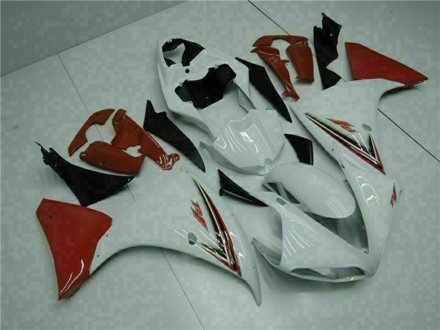 Carénage Moto Yamaha R1 09-11 - Blanc Rouge Carénage Moto Yamaha R1 09-11 - Blanc Rouge