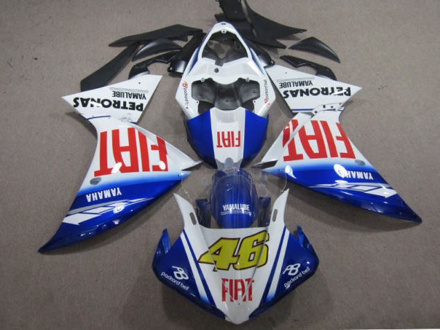 Carénage Moto Yamaha R1 09-11 - Bleu Blanc Fiat 46 Carénage Moto Yamaha R1 09-11 - Bleu Blanc Fiat 46