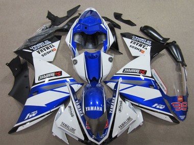 Carénage Moto Yamaha R1 12-14 - Bleu Blanc Pizzoli