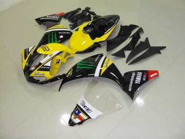 Carénage Moto Yamaha R1 12-14 - Jaune Monster