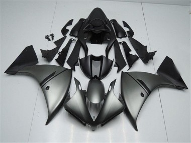 Carénage Moto Yamaha R1 12-14 - Matte Gris Noir