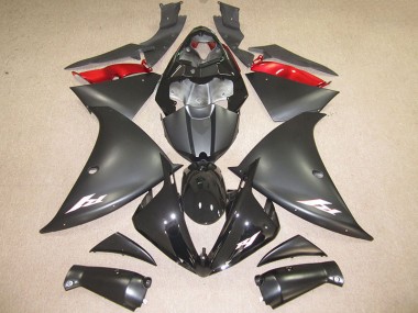 Carénage Moto Yamaha R1 12-14 - Noir Blanc Décalque