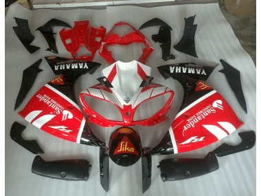 Carénage Moto Yamaha R1 12-14 - Rouge Blanc et Noir Graphique