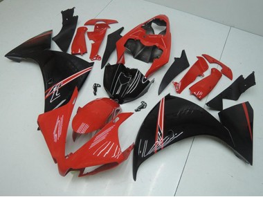 Carénage Moto Yamaha R1 12-14 - Rouge Noir