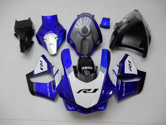Carénage Moto Yamaha R1 15-19 - Bleu Blanc Carénage Moto Yamaha R1 15-19 - Bleu Blanc