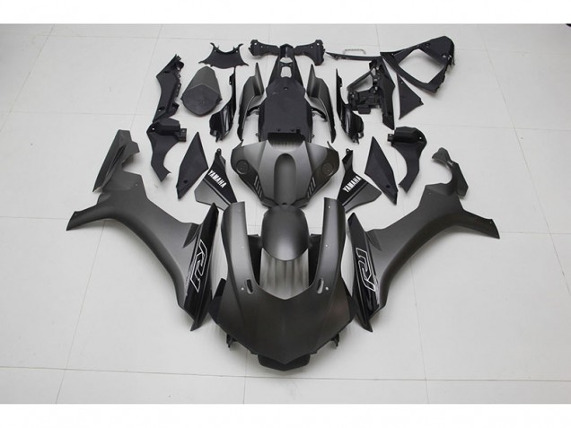 Carénage Moto Yamaha R1 15-19 - Noir Blanc Décalque Carénage Moto Yamaha R1 15-19 - Noir Blanc Décalque