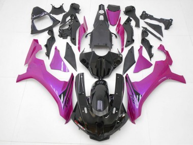 Carénage Moto Yamaha R1 15-19 - Noir Violet Rouge