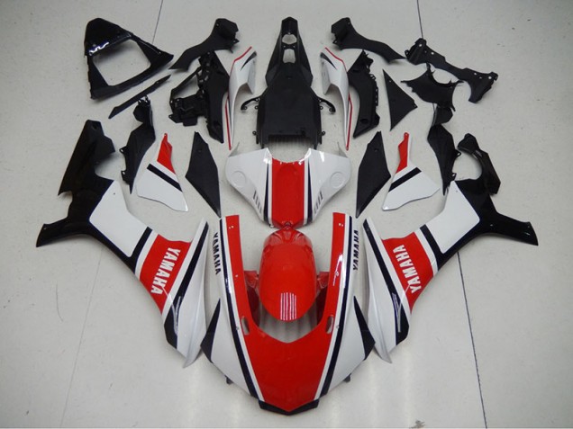 Carénage Moto Yamaha R1 15-19 - Rouge Blanc Carénage Moto Yamaha R1 15-19 - Rouge Blanc
