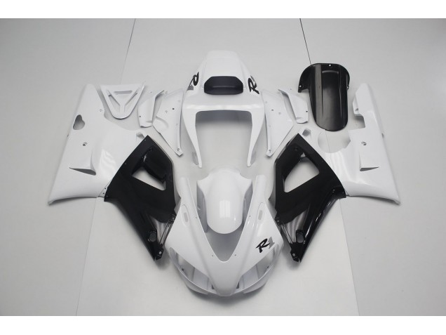 Carénage Moto Yamaha R1 98-99 - Blanc Nacré Noir Carénage Moto Yamaha R1 98-99 - Blanc Nacré Noir